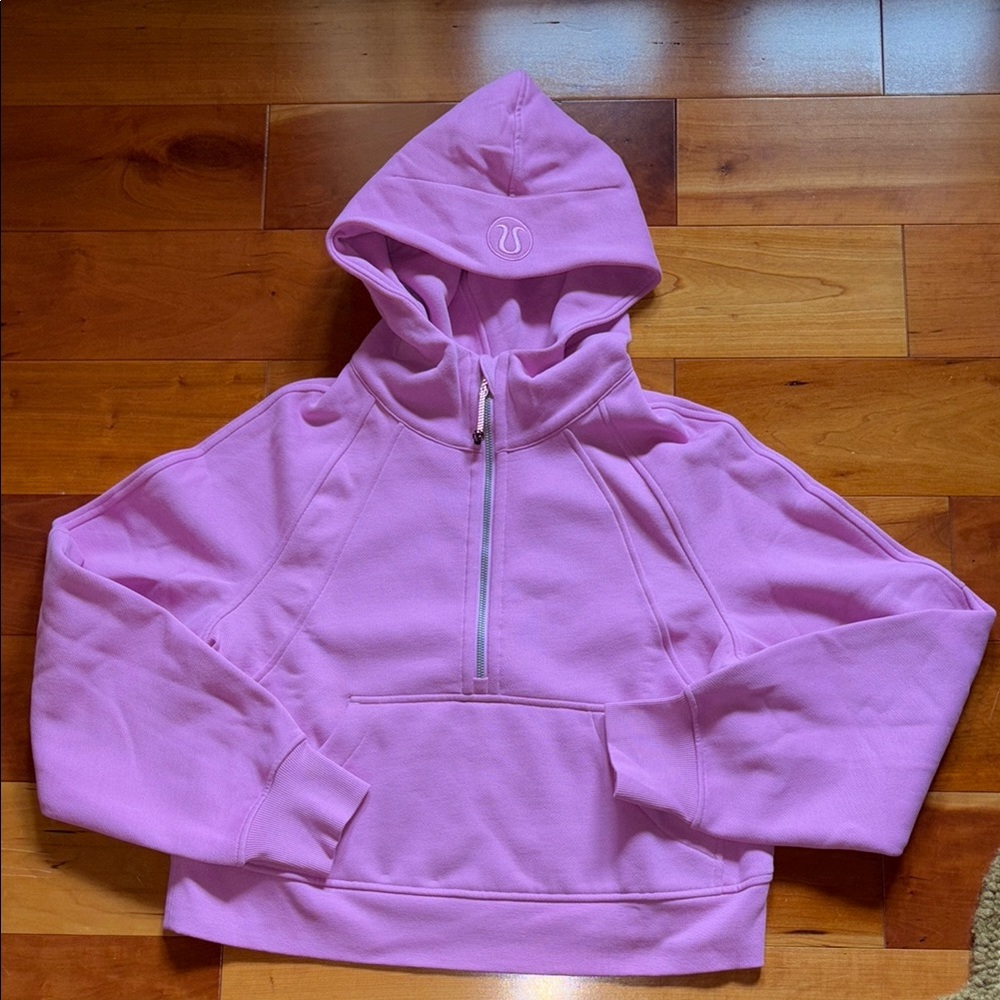 Lululemon Velvet Dust Half Zip Hoodie size XS/S NWOT